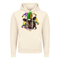 Vintage Artic mardi gras baby cow Vintage Hoodie - RanaPortraitStore