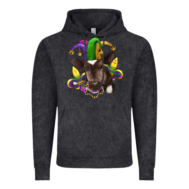 Mardi Gras Baby Cow Vintage Hoodie by RanaPortraitStore | Teevron