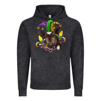 Vintage Black mardi gras baby cow Vintage Hoodie - RanaPortraitStore