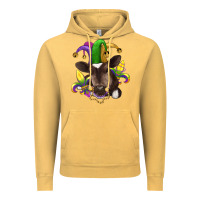 Vintage Mustard mardi gras baby cow Vintage Hoodie - RanaPortraitStore