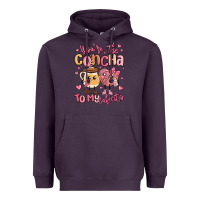 Plum youre the concha to my cafecito mexican pan dulce Heavyweight Hoodie - MaliasSmallBusiness