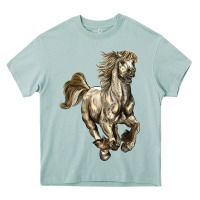 Arona percheron horse Heavy Core Tee - LillyAllenDesigns