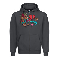 Smoke valentines day howdy and boots Zipper Hoodie - AdoDesignShop