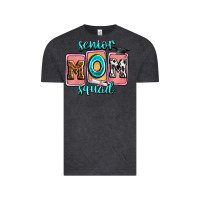 Vintage Black senior mom squad Vintage Tee - Zillion Design Studio