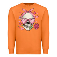 Carrot valentine's day skull Premium Sweatshirt - MaliasSmallBusiness