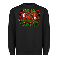 Black santa's favorite elf Heavyweight Sweatshirt - RanaPortraitStore