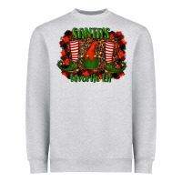 Heather Grey santa's favorite elf Heavyweight Sweatshirt - RanaPortraitStore