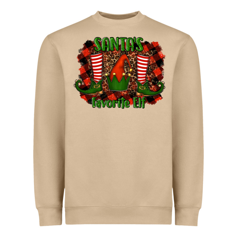 Santa's Favorite Elf Heavyweight Sweatshirt by RanaPortraitStore | Teevron