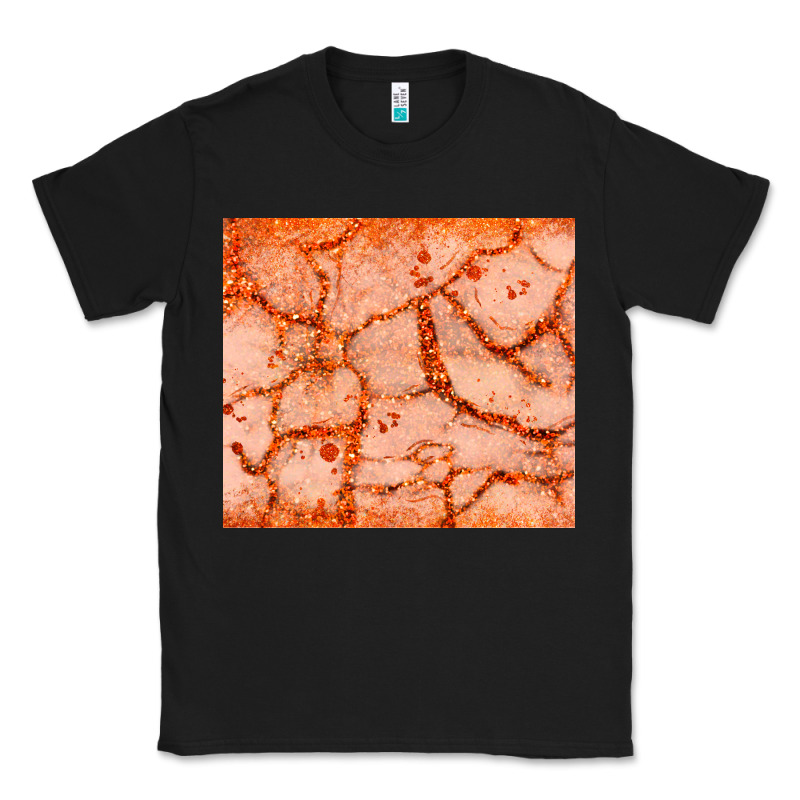 Orange Glitter Classic Tee by JahusDesignShop | Teevron