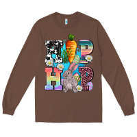 Chestnut hip hop easter rabbit Long Sleeve Tee - AdoDesignShop