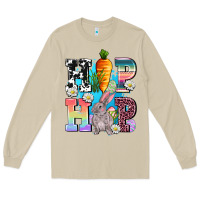 Mushroom hip hop easter rabbit Long Sleeve Tee - AdoDesignShop
