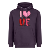 Plum love never fails valentine s day Heavyweight Hoodie - MaliasSmallBusiness