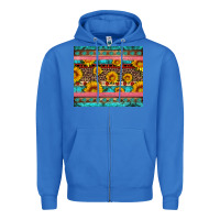 True Royal western sunflowers turquoise Zipper Hoodie - Artiststas