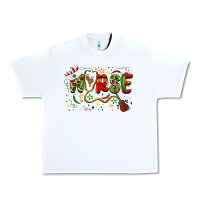 White cinco de mayo nurse Urban Heavy Tee - BarkalooDesign