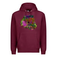 Burgundy halloween spider web for patches Premium Hoodie - BundleAndBundleShop