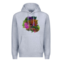 Heather Grey halloween spider web for patches Premium Hoodie - BundleAndBundleShop