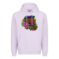 Lilac halloween spider web for patches Premium Hoodie - BundleAndBundleShop
