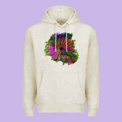 Halloween Spider Web For Patches Premium Hoodie Designed By Bundleandbundleshop