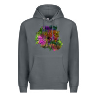 Rock halloween spider web for patches Premium Hoodie - BundleAndBundleShop