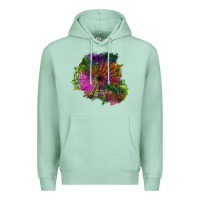 Seafoam halloween spider web for patches Premium Hoodie - BundleAndBundleShop