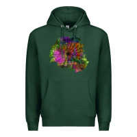 Sports Green halloween spider web for patches Premium Hoodie - BundleAndBundleShop
