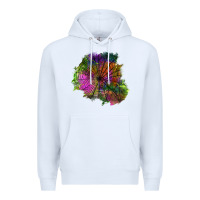 White halloween spider web for patches Premium Hoodie - BundleAndBundleShop