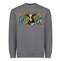 Storm show mom with cow mothers day Heavyweight Sweatshirt - texasbilliewilder