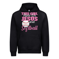 This Girl Jesus And Softball Urban Hoodie | Teevron