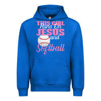 Cobalt This Girl Jesus And Softball Urban Hoodie - Bettercallsaul