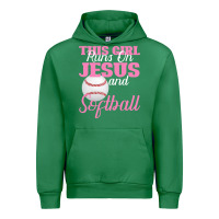 Emerald This Girl Jesus And Softball Urban Hoodie - Bettercallsaul