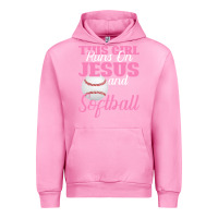 Fuchsia Pink This Girl Jesus And Softball Urban Hoodie - Bettercallsaul