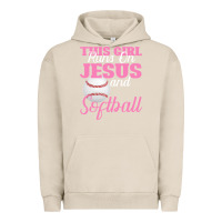 Pigment French Oak This Girl Jesus And Softball Urban Hoodie - Bettercallsaul