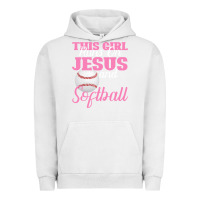 Pigment Lunar Rock This Girl Jesus And Softball Urban Hoodie - Bettercallsaul