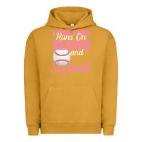 Pigment Peanut Butter This Girl Jesus And Softball Urban Hoodie - Bettercallsaul