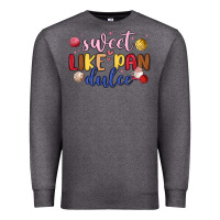 Charcoal Heather sweet like pan dulce Premium Sweatshirt - MaliasSmallBusiness