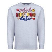 Heather Grey sweet like pan dulce Premium Sweatshirt - MaliasSmallBusiness