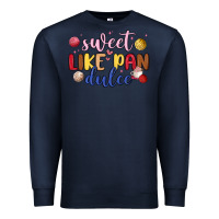 Navy sweet like pan dulce Premium Sweatshirt - MaliasSmallBusiness