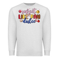 Oatmeal Heather sweet like pan dulce Premium Sweatshirt - MaliasSmallBusiness