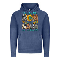 Vintage Denim i have two titles mom and nana and i rock them bot Vintage Hoodie - Zillion Design Studio
