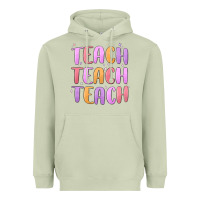 Matcha teach teach varsity Heavyweight Hoodie - MaliasSmallBusiness
