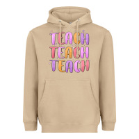 Mushroom teach teach varsity Heavyweight Hoodie - MaliasSmallBusiness