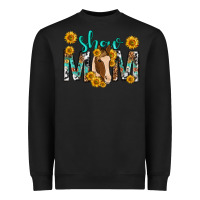 Black show mom with horse mothers day Heavyweight Sweatshirt - texasbilliewilder