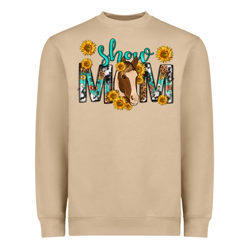 Show Mom With Horse Mothers Day Heavyweight Sweatshirt by texasbilliewilder | Teevron