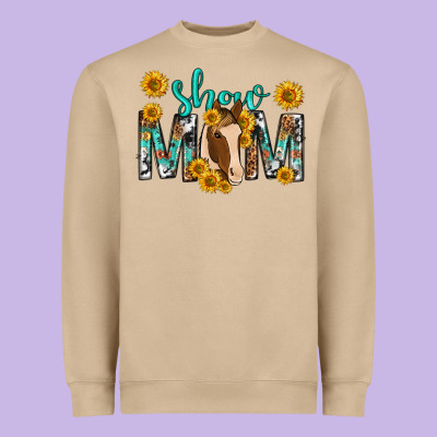 Show Mom With Horse Mothers Day Heavyweight Sweatshirt Designed By Texasbilliewilder