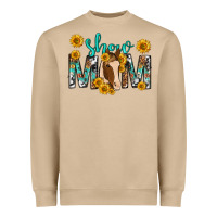 Mushroom show mom with horse mothers day Heavyweight Sweatshirt - texasbilliewilder