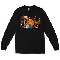 Black joy with basketball and santa's hat Long Sleeve Tee - AdoDesignShop