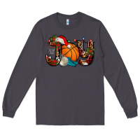 Smoke joy with basketball and santa's hat Long Sleeve Tee - AdoDesignShop
