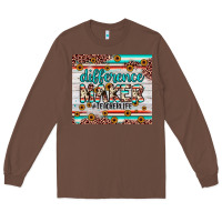Chestnut difference maker Long Sleeve Tee - JahusDesignShop