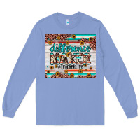 Colony Blue difference maker Long Sleeve Tee - JahusDesignShop