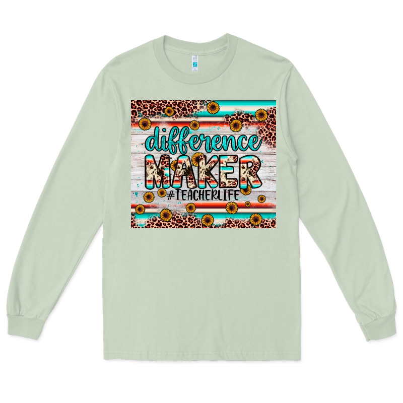Difference Maker Long Sleeve Tee by JahusDesignShop | Teevron
